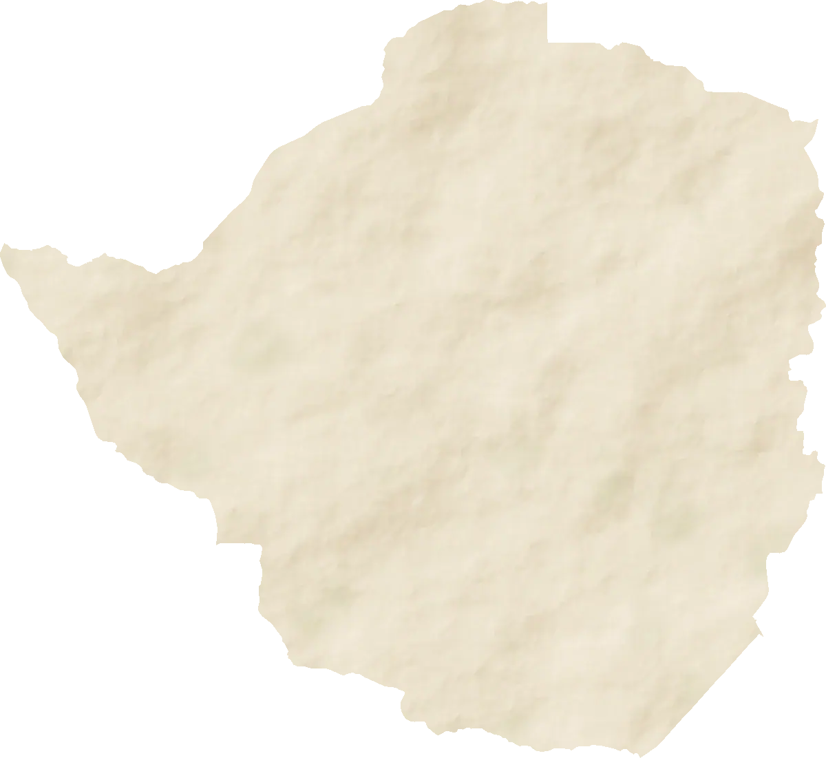 Map of Zimbabwe showing Global Animal Feeds branch locations